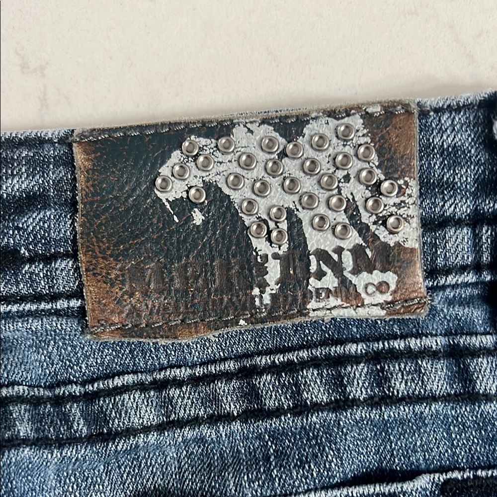 MEC Blue Boot Cut Jeans with Contrast Stitching - Picture 6 of 6